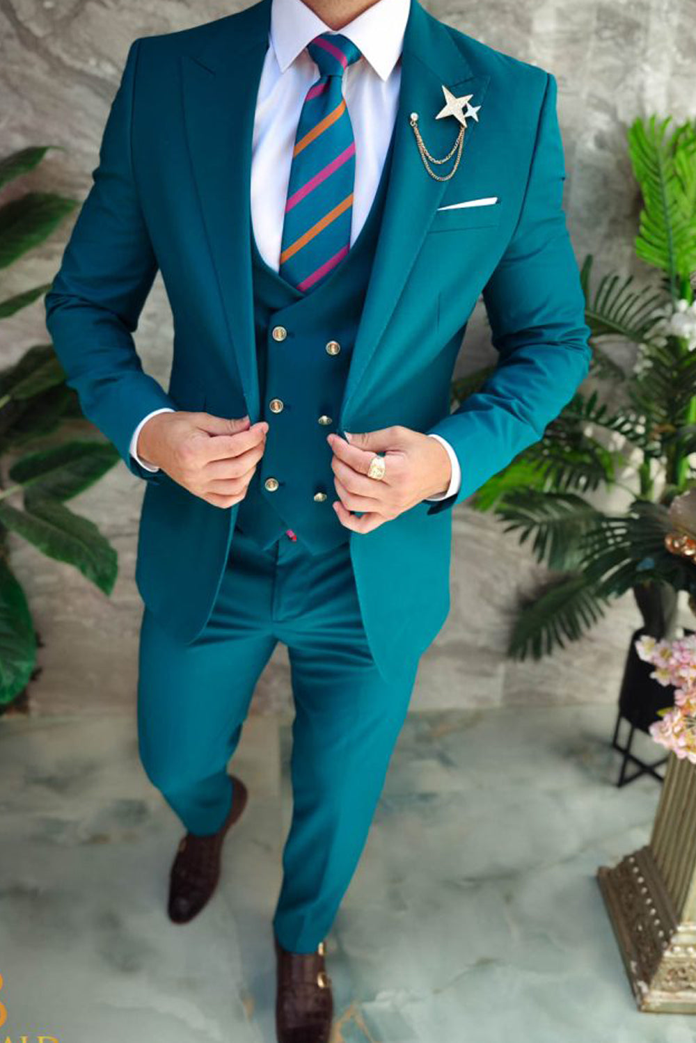 3 Piece Suit for Men's | Al Hudaibiya