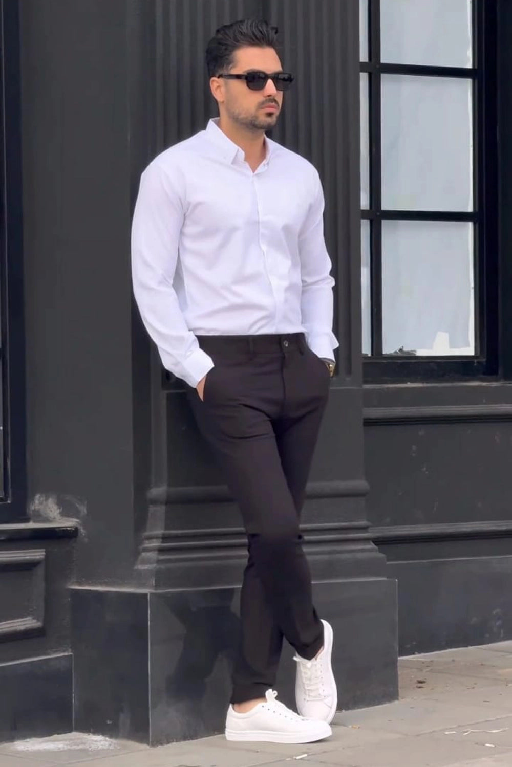Black Formal Formal Shirt And Pants For Wedding Purple Formal Shirt Dress  Shirt With Cotton Pant Al Hudaibiya