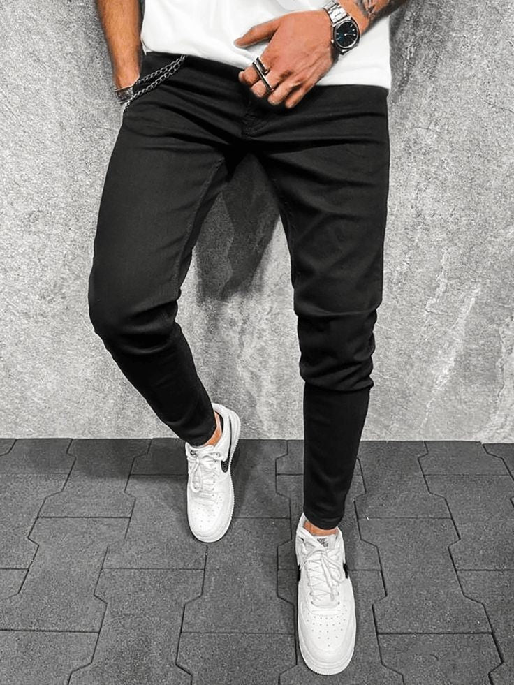 Original Denim Jeans Pant For Men And Boys Slim Fit Causal Use - Stay Stylish With Original Slim Fit Denim Jeans Al Hudaibiya