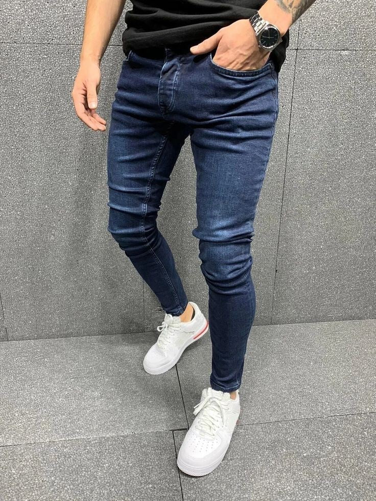 Original Denim Jeans Pant For Men And Boys Slim Fit Causal Use - Stay Stylish With Original Slim Fit Denim Jeans Al Hudaibiya