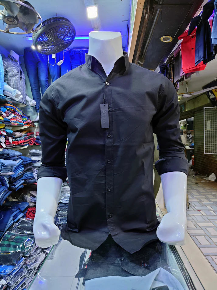 Plain Stretchable Shirt