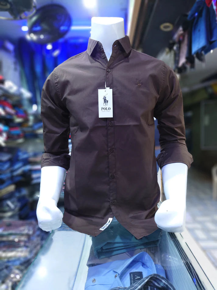 Plain Stretchable Shirt