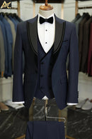 Men's 5 piece  Tuxedo Suit Al Hudaibiya