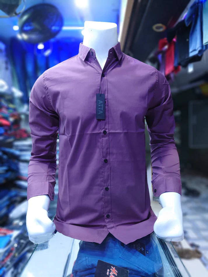 Plain Stretchable Shirt