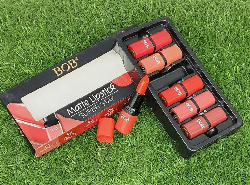 Matte Lipsticks Pack Of 6 Al Hudaibiya