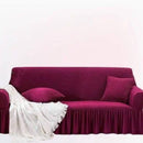 1 Pc Mesh Self Textured Sofa Cover Al Hudaibiya