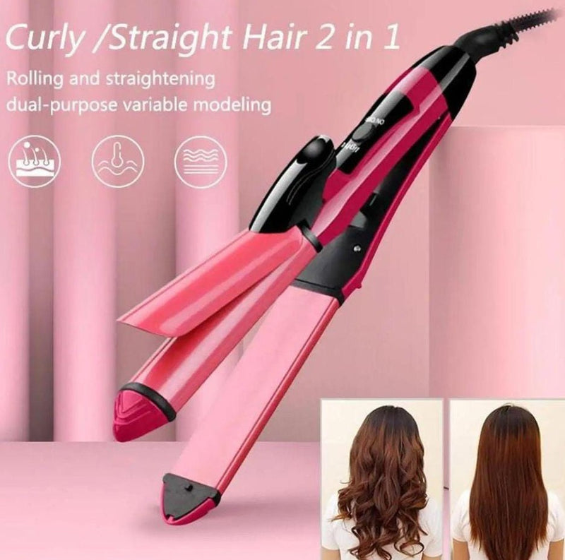 2 in1 Hair Straightner and Curler-KE Nova 2009 Hair Straightner Al Hudaibiya