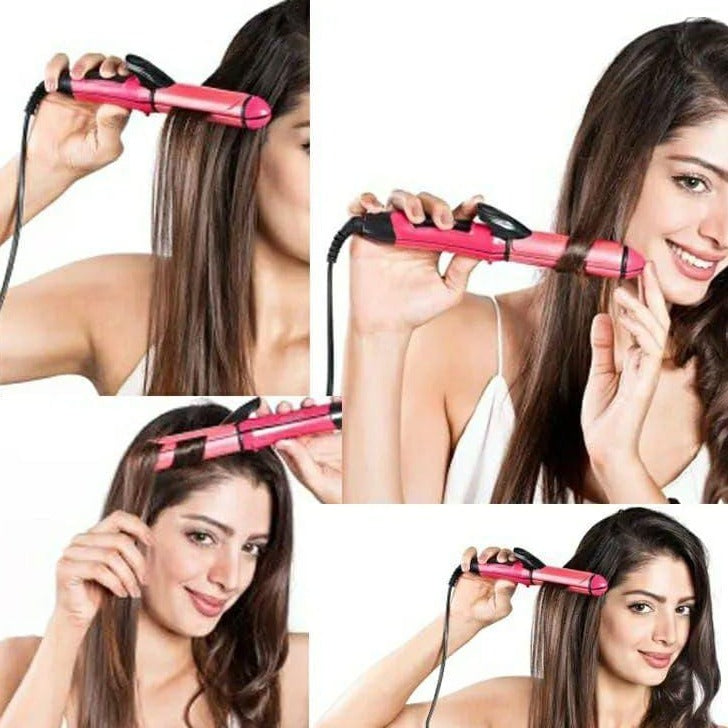 2 in1 Hair Straightner and Curler-KE Nova 2009 Hair Straightner