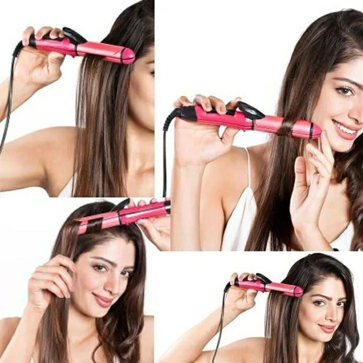 2 in1 Hair Straightner and Curler-KE Nova 2009 Hair Straightner Al Hudaibiya