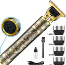 Original Vintage T9 Hair Trimmer Metal body USB Rechargeable Electric Beard Clipper Hair Removal Cutting Machine For Mens Al Hudaibiya