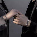 Magnetic Broken Heart Love Bracelet for Women - 2pcs/Set Pair of Cuba Style Magnetic Chain Bracelet for Couples - Bracelet for Couples Al Hudaibiya