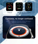 Ultra 7in1 Smartwatch With 7 Straps Box Gift | Wireless Charger Rolex Straps Ocean Straps Alpine Straps AlHudaibiyaa