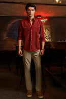 Casual Double Pocket Shirt Al Hudaibiya