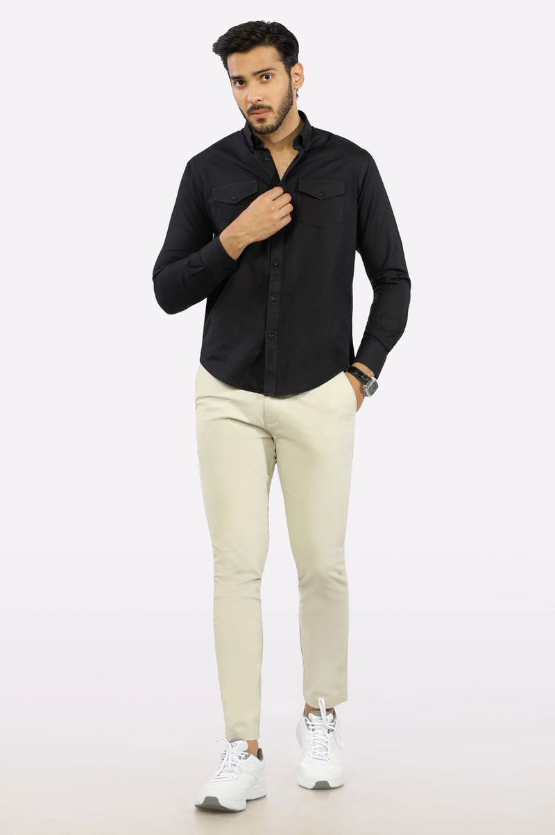 Casual Double Pocket Shirt Al Hudaibiya