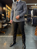 Double Breasted Blazer Al Hudaibiya