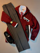 Quarter Zip Sweater 3PC Outfit Al Hudaibiya