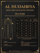 Men's Wide-Leg Pleated Trousers Al Hudaibiya