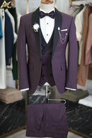 Men's 5 piece  Tuxedo Suit Al Hudaibiya