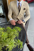 DOUBLE BREASTED BLAZER Al Hudaibiya