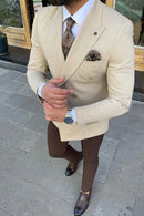 DOUBLE BREASTED BLAZER Al Hudaibiya