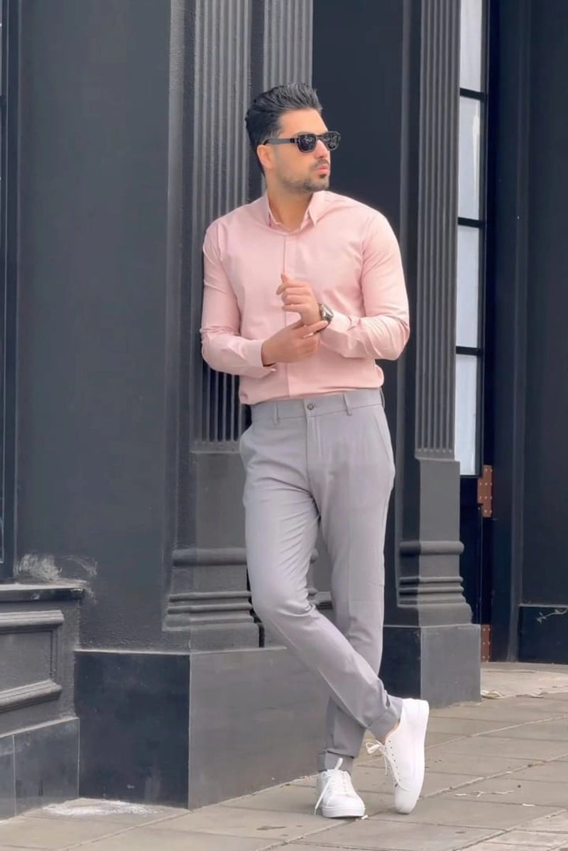 Dress Shirt with Cotton Pant - Al Hudaibiya