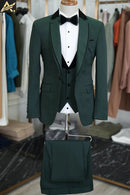 Men's 5 piece  Tuxedo Suit Al Hudaibiya