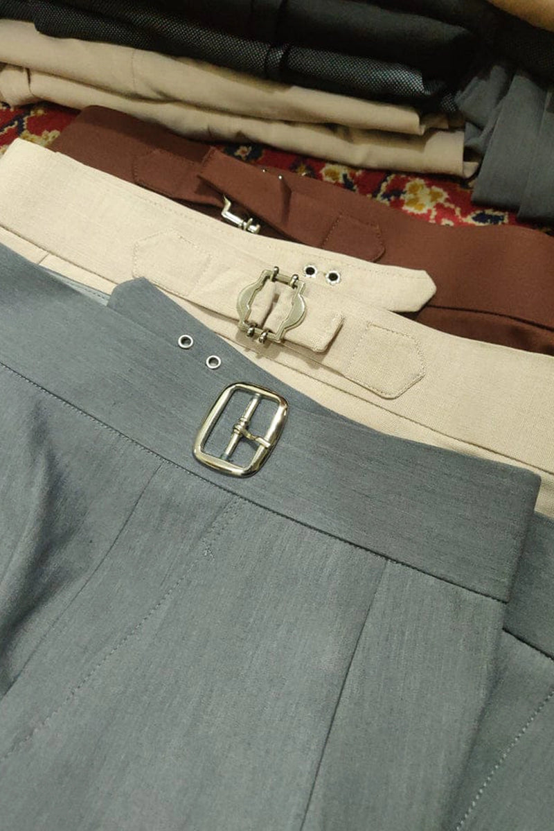 Double Buckle Gurkha Trouser | Al Hudaibiya Al Hudaibiya