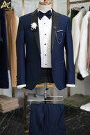Men's 5 piece  Tuxedo Suit Al Hudaibiya
