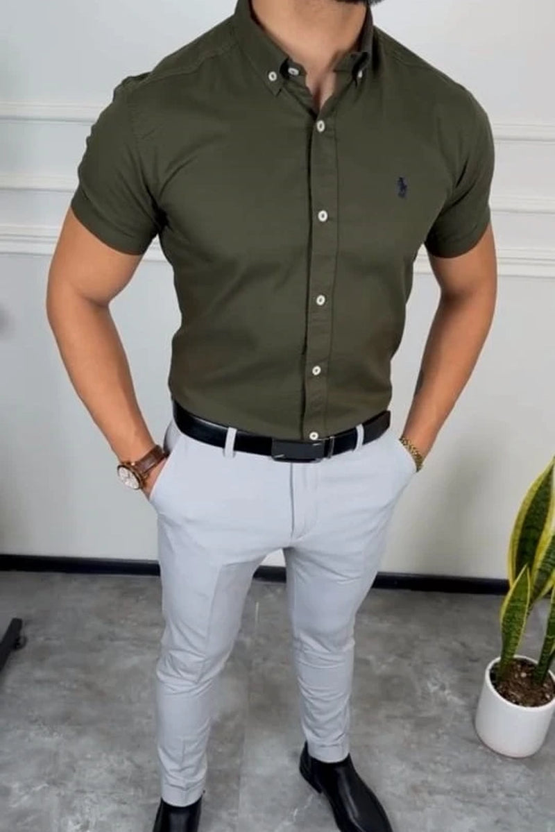 Polo Shirt with Cotton Pant - Al Hudaibiya