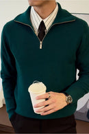 Zipper Full Sleeves Old Money Shirt Al Hudaibiya