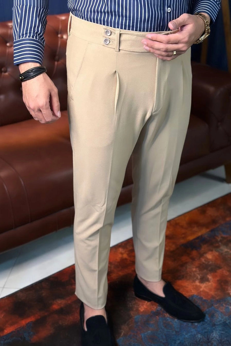 Two Buttoned Gurkha Trousers Al Hudaibiya