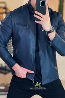 Leather Jacket for Men's Al Hudaibiya