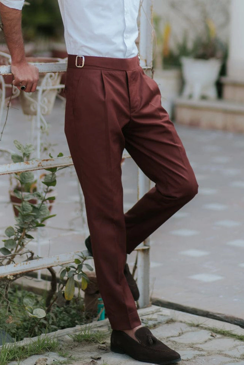 Double Buckle Gurkha Trouser | Al Hudaibiya Al Hudaibiya