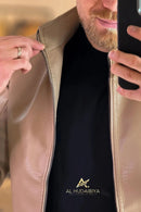 Leather Jacket for Men's Al Hudaibiya