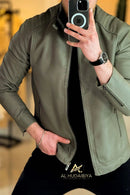 Leather Jacket for Men's Al Hudaibiya