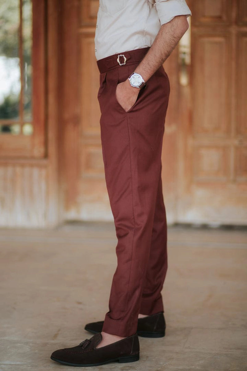 Double Buckle Gurkha Trouser | Al Hudaibiya Al Hudaibiya